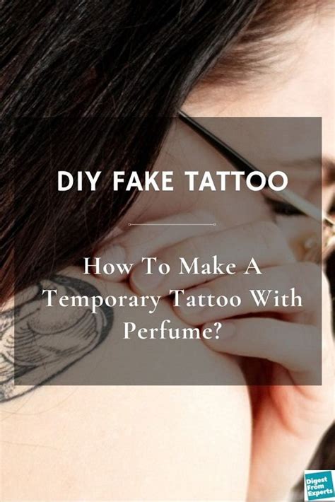 how to get a fake tattoo with paper and perfume|make your own tattoo using paper.